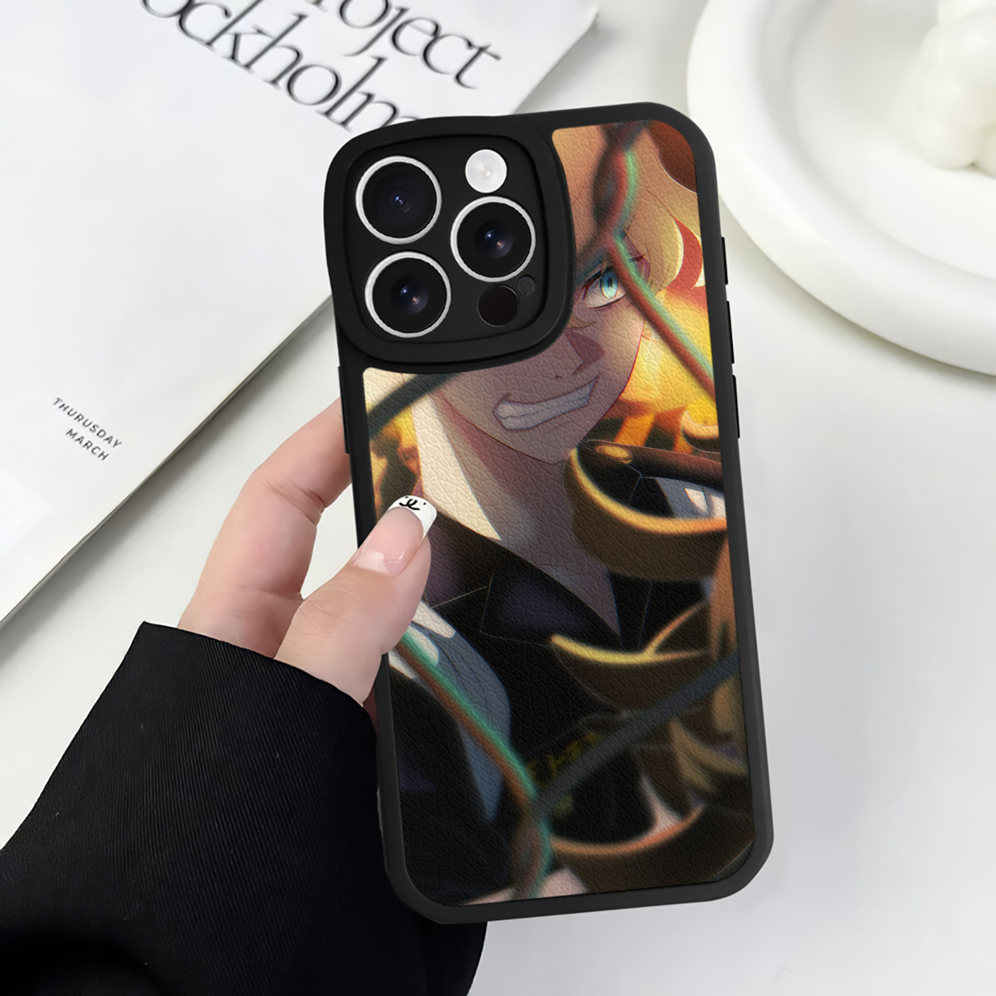 （画像用） 東京リベンジャーズ Tokyo Revengers 【iPhone 16シリーズ対応】シリコンスマホケース（レザー調） 材質：シリコン